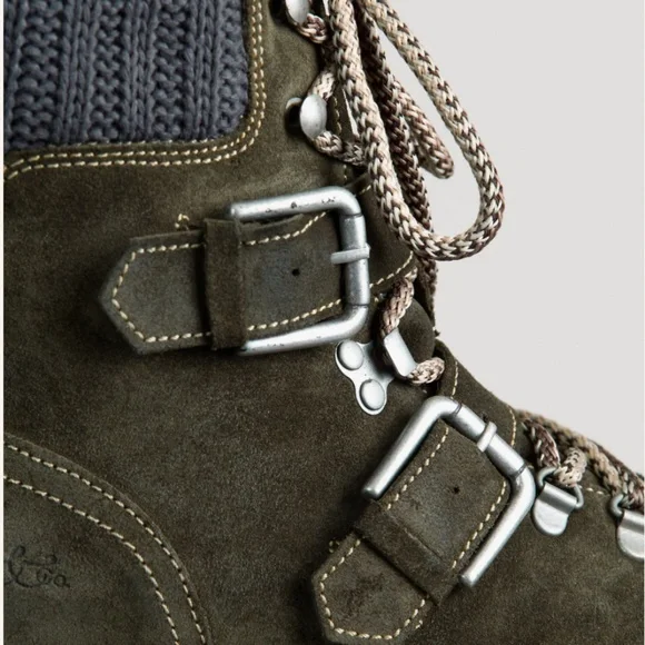 Bos&Co. Brown Suede Corral Hiking Boot, 38 (7.5)  CB2462 - Picture 3 of 9